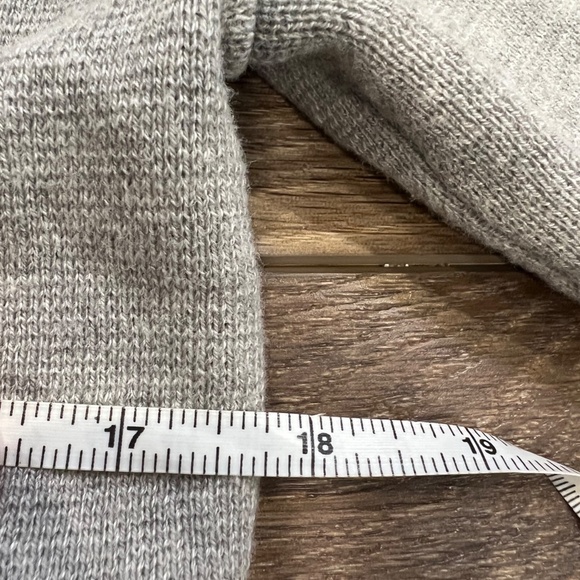 J. Crew Gray Merino Wool Sophie Open Front Sweater Blazer Cardigan XS - Picture 12 of 13